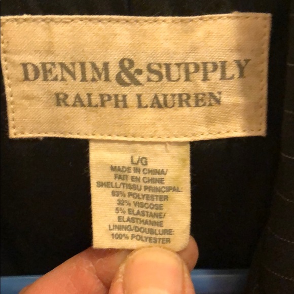 Woman’s Denim & Supply Pinstriped Blazer Jacket - Picture 2 of 6